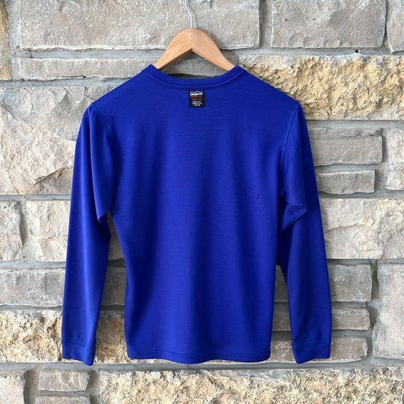 Patagonia Capilene Purple Long Sleeve T-shirt Kids Size 12 - Picture 10 of 15